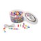 Bucket O’ Beads, Striped Straw, Asstd Sizes, 300 Per Pack, 6 Packs